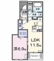 リーフⅡの間取り画像