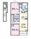リーフⅡの間取り画像