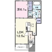 セレノ マーレⅡの間取り画像