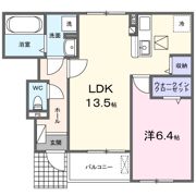 エアリー若松 Ⅰの間取り画像