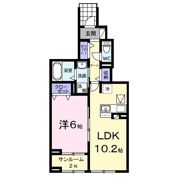 サンリット ヒルの間取り画像
