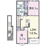 エレガントプレイスの間取り画像