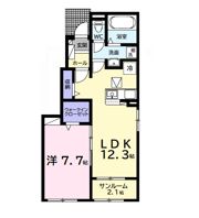 （仮）長浦駅前1丁目アパートの間取り画像