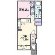 シャトー楓の間取り画像