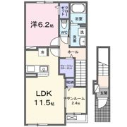 シャトー楓の間取り画像
