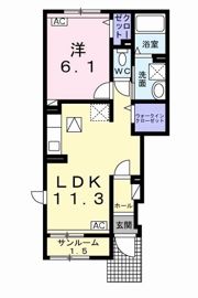 ブライトノースの間取り画像