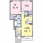 メゾン・ド・ティアラ阿南 Nの間取り画像