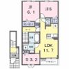 メゾン・ド・ティアラ阿南 Nの間取り画像