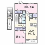 メゾン・ド・ティアラ阿南 Sの間取り画像