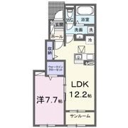 クラール イクヒの間取り画像