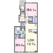 ブリッサ砂川S Ⅱの間取り画像