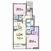 稲美町国北アパート（027777401）の間取り画像