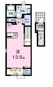 ウィンズ・ウエスト Ⅱの間取り画像