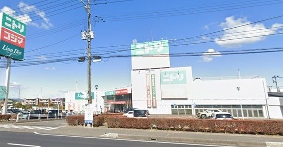 近くのニトリ白河店まで1,500m（徒歩19分）