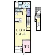桜庵 Aの間取り画像