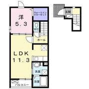 桜庵 Bの間取り画像