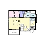 フラワーコートの間取り画像