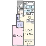 ライラックの間取り画像
