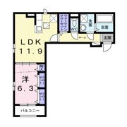 キャスロック北花田の間取り画像