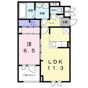 キャスロック北花田の間取り画像