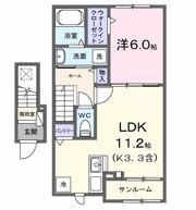リッカンス ヘム 一番町の間取り画像