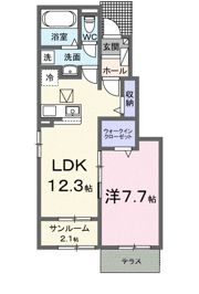 ベル シエルメール Ⅱの間取り画像