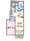 ベル シェルメール Ⅲの間取り画像
