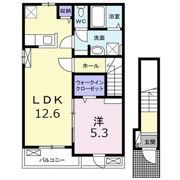 松山インター ヴィラ 東石井の間取り画像