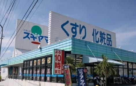 近くのドラッグスギヤマまで800m(徒歩10分)