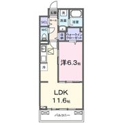 ウエスト コミタリアⅢの間取り画像