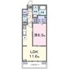 ウエスト コミタリアⅢの間取り画像