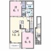 アルーン富岡 Bの間取り画像
