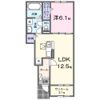 プラウド四屋 Ⅱの間取り画像