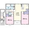 アベニールイタコ Ⅱの間取り画像
