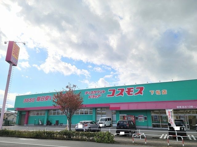 近くのドラッグストアまで750m（徒歩10分）