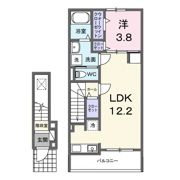 クラール中市 Bの間取り画像