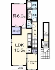 ディオネの間取り画像