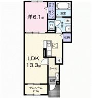 ホップⅤ Aの間取り画像