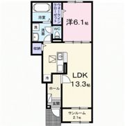 ホップⅤ Aの間取り画像