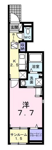 フォンターナ・ガルボⅡの間取り画像