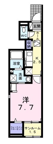 フォンターナ・ガルボⅡの間取り画像