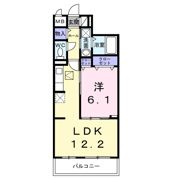 メゾンルミネ若松の間取り画像