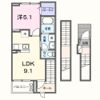 カーサ ミナトの間取り画像