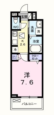 サザンクロスの間取り画像