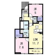 グランドフォレストⅡの間取り画像