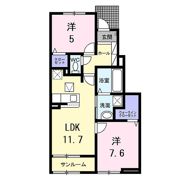 グランドフォレストⅡの間取り画像