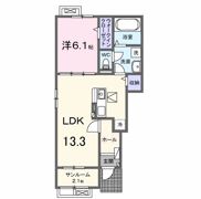 東鴻池町1丁目アパート（027853901）の間取り画像