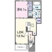 仮称；上山町2丁目アパートⅥの間取り画像