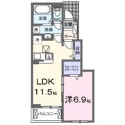 仮称；上山町2丁目アパートⅦの間取り画像