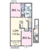 ベルエア 大和Ⅰの間取り画像